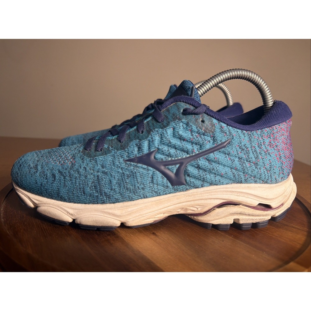 Mizuno Wave Inspire 16 Womens Size 8.5 Blue Running Athletic Shoes Sneaker